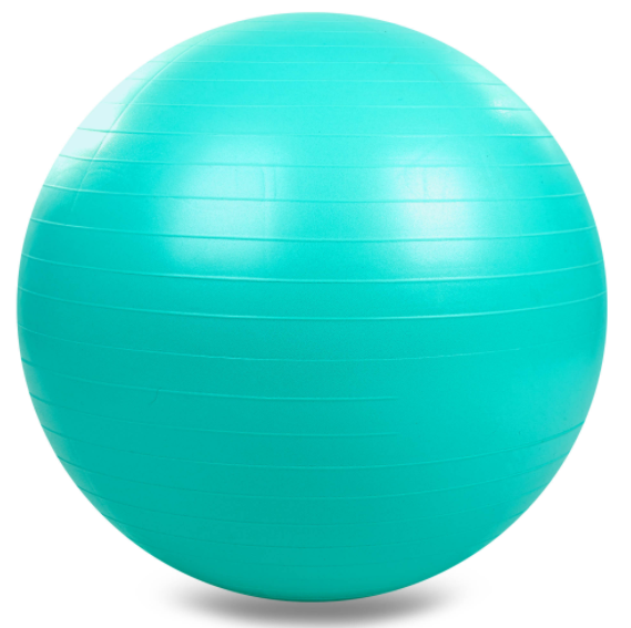 М'яч для фітнесу фітбол сатин Zelart FI-1984-75 75см М'ятний