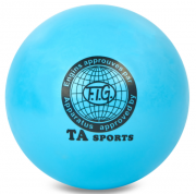 М'яч для художньої гімнастики TA SPORT SP-Sport BA-GB75 20см Блакитний
