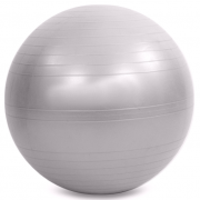 М'яч для фітнесу фітбол сатин Zelart FI-1983-65 65см Сірий