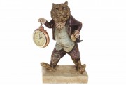 Декоративна статуетка з годинником Тигр, 22,5см Bon 419-278