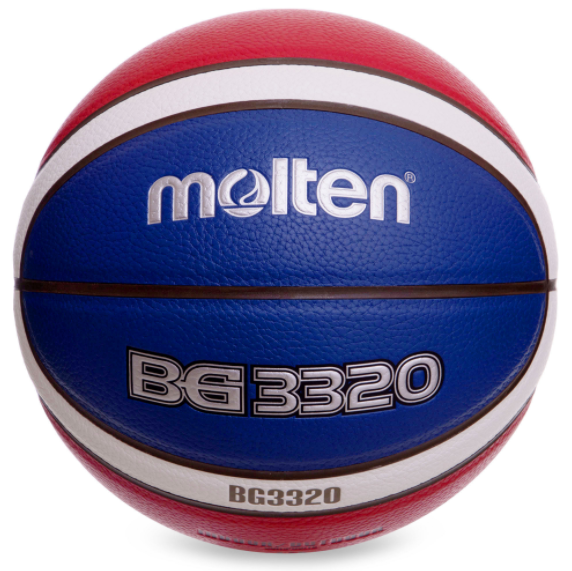 Мяч баскетбольный MOLTEN B6G3320 №6 PU оранжевый-синий
