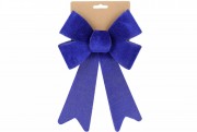 Бант декоративний Bon із оксамиту 20*30см, колір - королівський синій 821-079