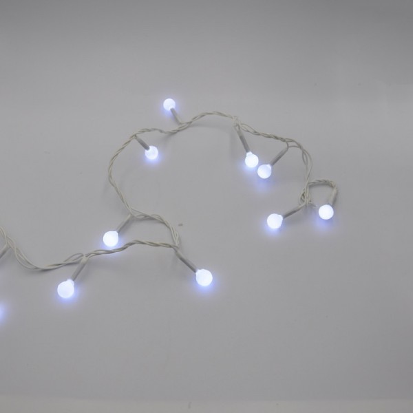 Гірлянда-нитка String-Lights 100W-6-1 внутрішня, пров.:білий, 7м Білий