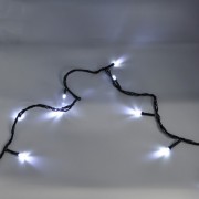 Гірлянда-нитка String-Lights 100W-7 внутрішня, пров.: чорний, 7м Білий