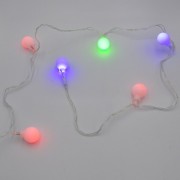 Гирлянда-нить String-Lights 20Parts-1 внутренняя, пров.:прозрачный, 3м Разноцветная