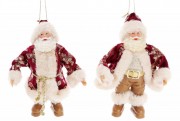 Новорічна Bon декоративна фігурка-підвіска Санта 17.5см, колір - червоний NY14-394