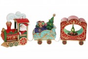 Декоративная фигура Поезд Санты (из трёх частей), 74*31см Bon 838-355