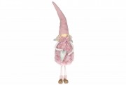 Декоративна фігура Bon Дівчинка-янгол 60см, колір - рожевий 831-312