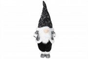 М'яка іграшка Bon Гном, 97см, колір - чорно-білий у паєтках 877-022