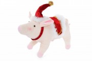 М'яка новорічна іграшка Bon Свинка, 26см 778-248