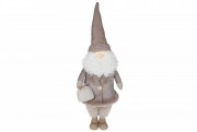 Декоративная фигура Bon Санта в пиджаке, 59см, цвет - бежевый 831-304