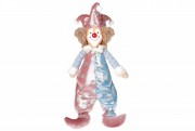 М'яка іграшка Клоун, 48см, колір - рожевий з блакитним Bon 877-029