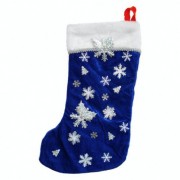 Носок новорічний зі сніжинками Seta 17-961-1BL