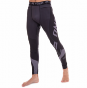 Компрессионные штаны тайтсы для спорта VNM 9622 XL (рост 175-180) Черно-серые