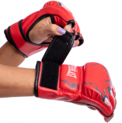 Рукавички для змішаних єдиноборств MMA ELS BO-3207 Червоні