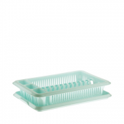 Сушарка для посуду Економ (колір-бірюзовий) Efe plastics 44х30х8см