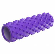 Роллер для йоги и пилатеса SP-Sport Grid Bubble Roller FI-6672 45см Фиолетовый