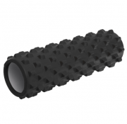 Роллер для йоги и пилатеса SP-Sport Grid Bubble Roller FI-6672 45см Черный