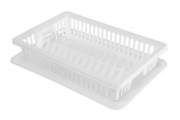 Сушарка для посуду Економ (колір-білий) Efe plastics 44х30х8см