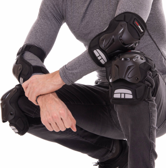Комплект мотозащиты PRO-BIKER P34 (колено, голень, предплечье, локоть) черный