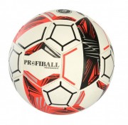 Мяч футбольный Bambi 2500-182 белый с красным