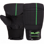 Снарядні рукавички ZELART VL-3086 розмір XL чорний-салатовий