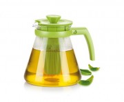 Чайник TEO 1,25 л с ситечками для заваривания зеленый 646623.25