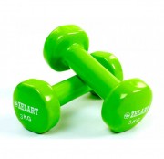 Гантели для фитнеса с виниловым покрытием Zelart Beauty TA-5225-3 Green