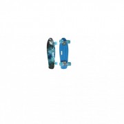 Скейт Profi MS 0749-7 колеса PU светятся ,голубой-волна