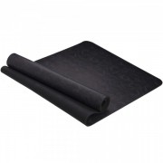 Коврик для йоги PU 6мм Record FI-8308-1, черный