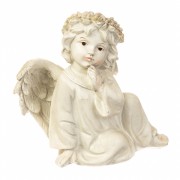 Ангел задумчивый, светящийся Elisey 12*9*16.6 (6000-004AN)