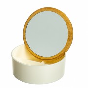 Шкатулка- зеркало с бамбуковой крышкой 12,2 см Elisey (0500-012)
