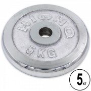 Млинці (диски) хромовані d-30мм HIGHQ SPORT ТА-1452 5кг