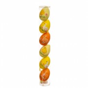 Крашенки декоративные жёлто-оранжевые Elisey (6шт) (5001-013)