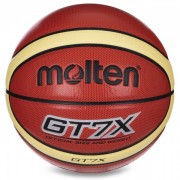 Мяч баскетбольный PU №7 Molten BGT7X  Оранжевый