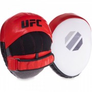 Лапа Вигнута шкіряна (2шт) UFC PRO Micro UCP-75344 Чорно-червоний