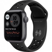Apple Watch Nike SE 40mm GPS Space Gray Aluminum Case w. Anthracite/Black Nike Sport B. (MYYF2)