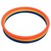 Кольца тренировочные 12шт. C-4602-40 Оранжевый-желтый-синий