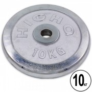 Блины (диски) хромированные d-30мм Highq Sport ТА-1454 10кг