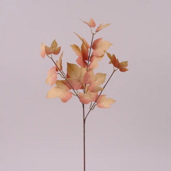 Гілка декоративна з бежевим листям Flora 72006