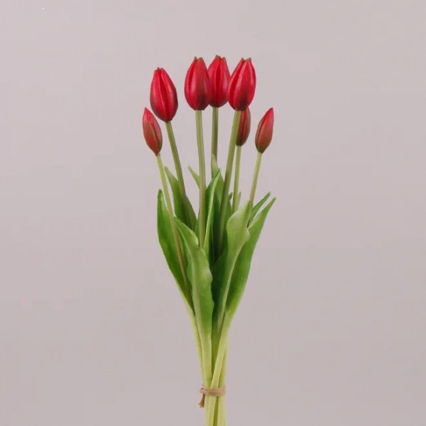 Букет Тюльпанів з латексу червоний Flora 72592