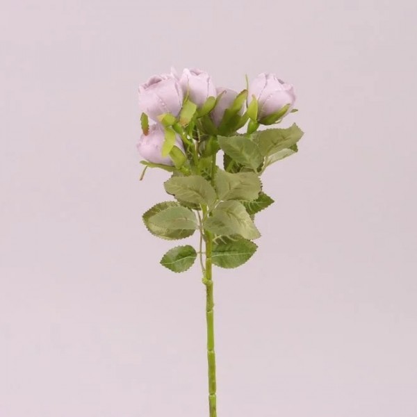 Веточка Розы светло-фиолетовая Flora 72829