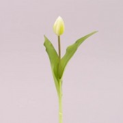 Тюльпан из латекса белый Flora 72845