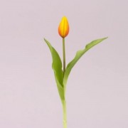 Тюльпан из латекса желто-оранжевый Flora 72842