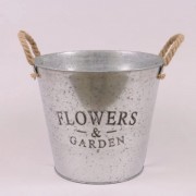 Кашпо металлическое Flowers & Garden Flora 37921