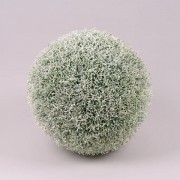 Шар декоративный Flora бело-зеленый D-34 см. 72336