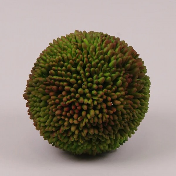 Шар декоративный Flora бордово-зеленый D-14 см. 72484
