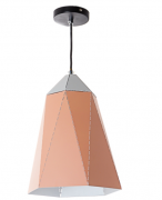 Люстра-подвес персиковая с треугольным дизайном вытянутой формы (NI002/S/peachy)