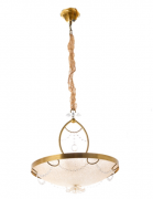 Люстра-підвіс кругла в бронзовому кольорі 50 см (3 лампи) (RL003)