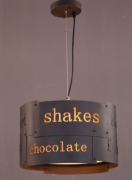 Люстра подвесная чёрная (Shakes-Chocolate) (ZD022/L)